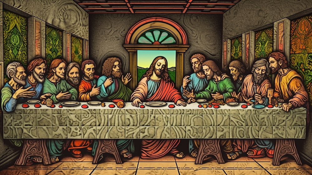 eichjoernchen the last supper of jesus in the style of leonardo 269b0dcb 5d56 4141 bdb1 e12aab75b994